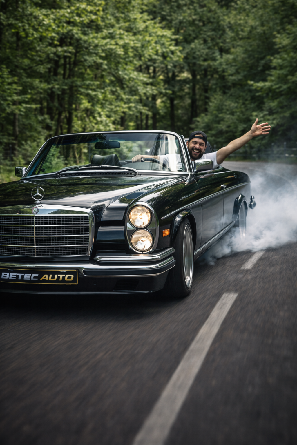 Betec Auto klasik araç sahnesi